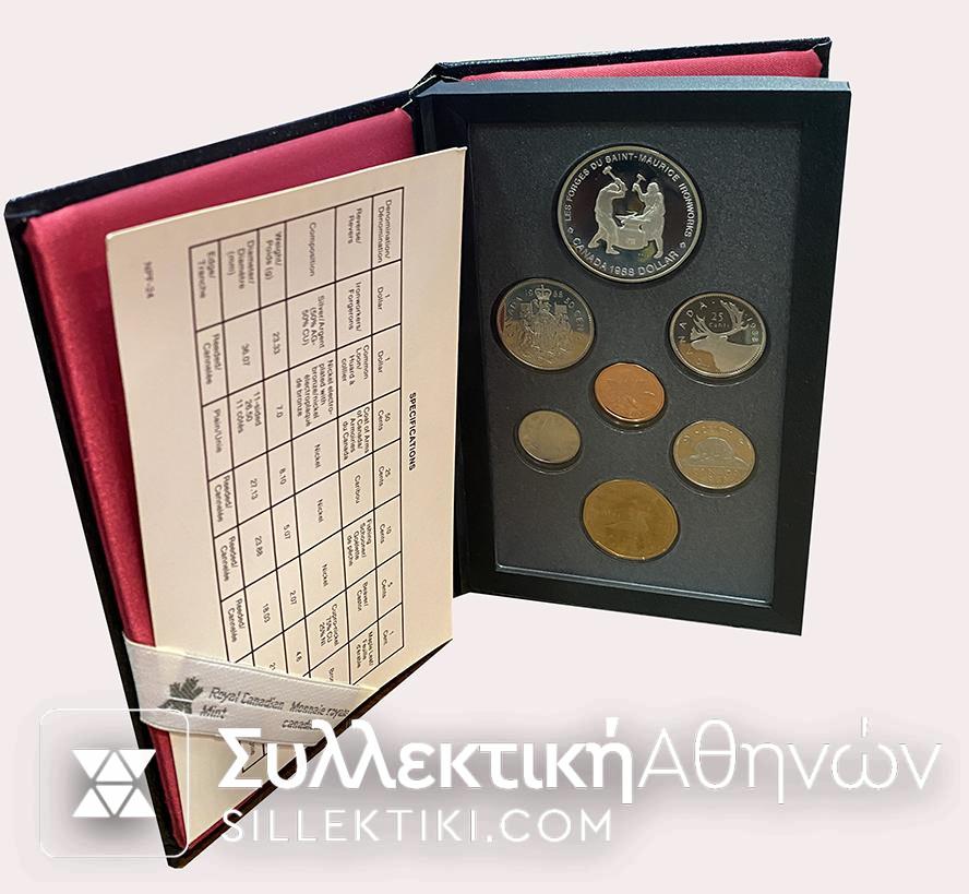 CANADA Proof Set 1988